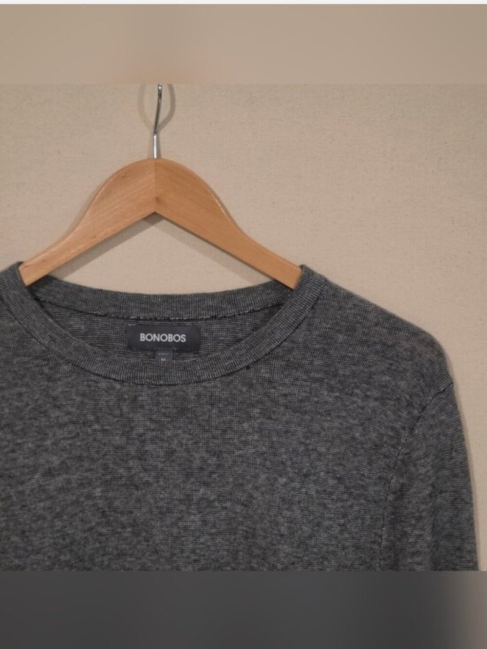 Bonobos Linen & Cotton Blend Slim Fit Crewneck Sweater M